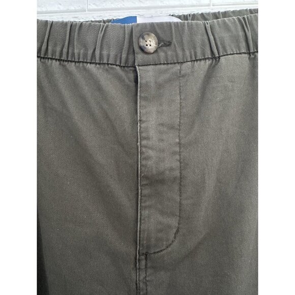 Old Navy Mens Slim Taper Built-In Flex Pull-On Chino Pants 3XL Army Green Casual - Picture 3 of 14